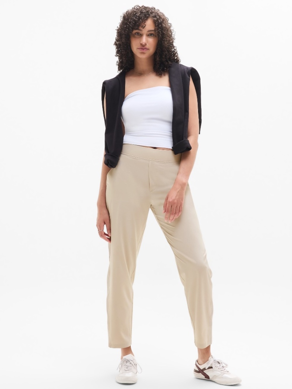 *NWOT* Athleta Brooklyn Mid-rise Ankle Pant. Size 10/T. Color Abalone. - Picture 11 of 12